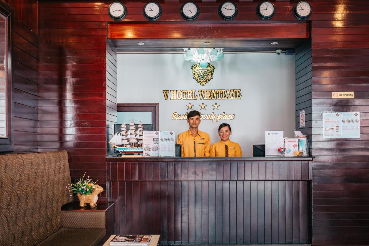 V Hotel Vientiane Exterior foto
