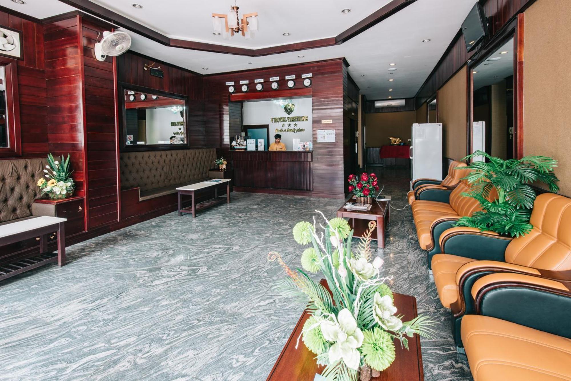 V Hotel Vientiane Exterior foto
