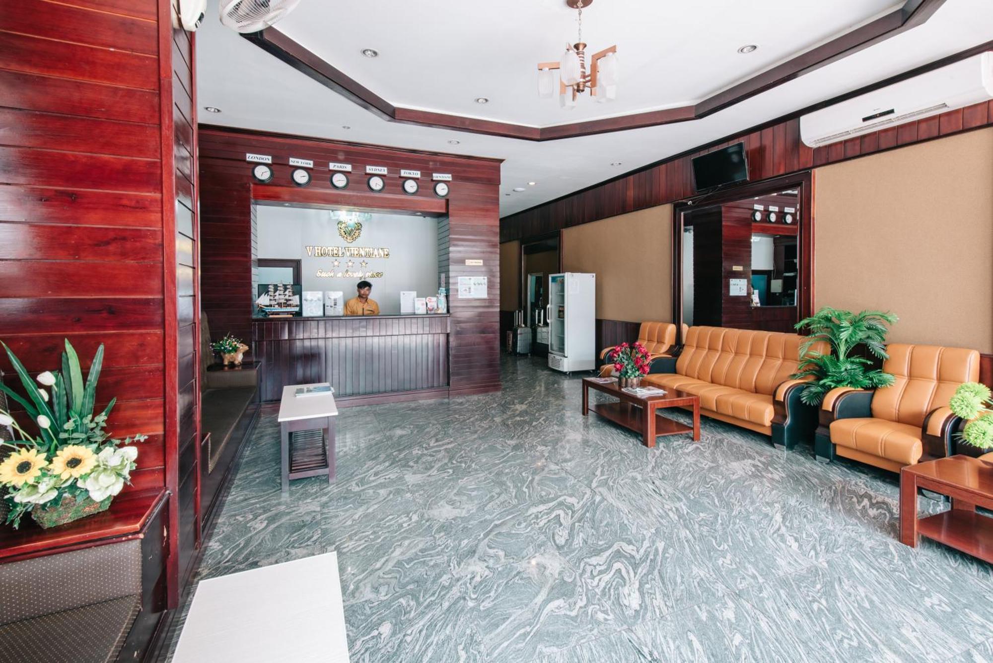 V Hotel Vientiane Exterior foto