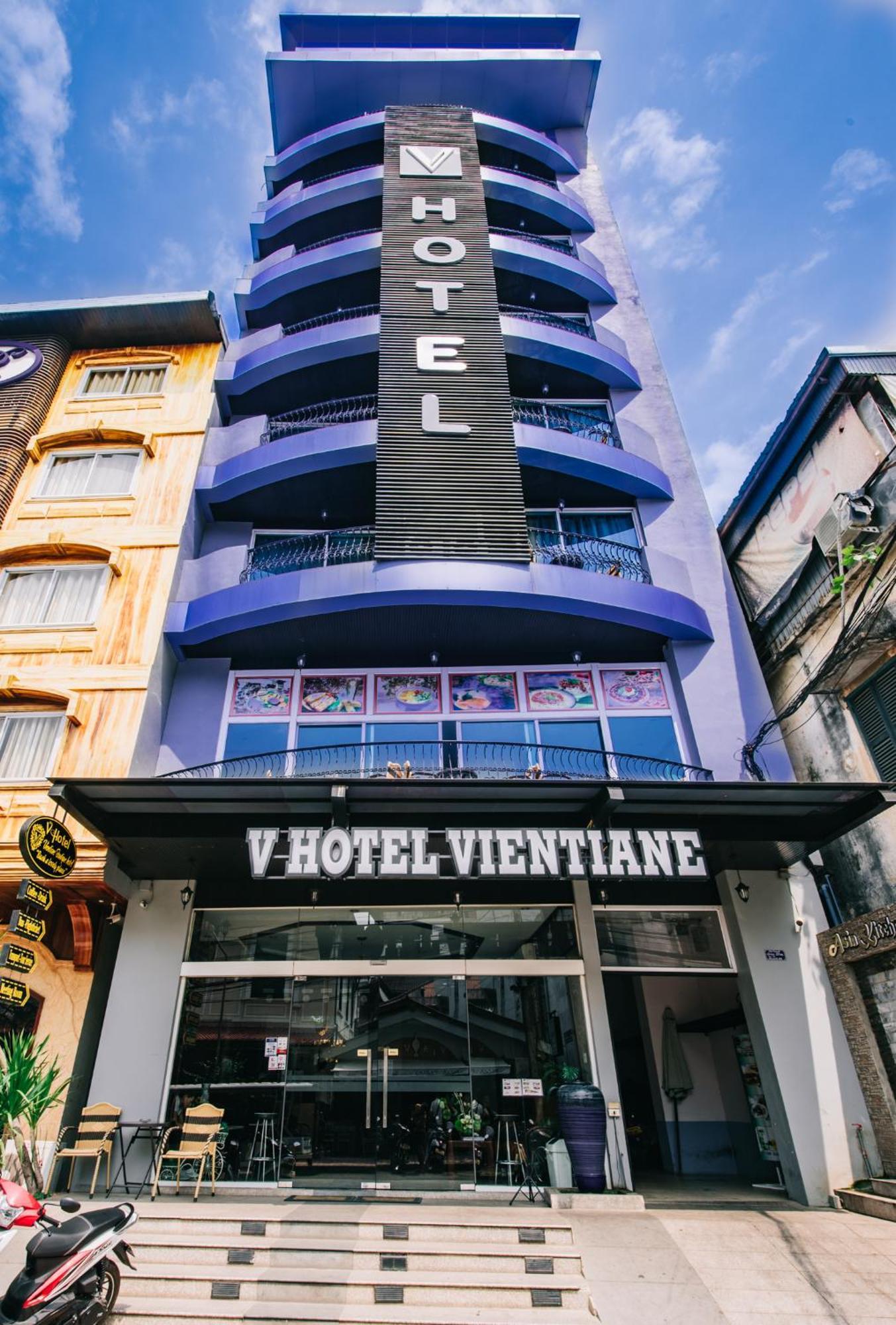 V Hotel Vientiane Exterior foto