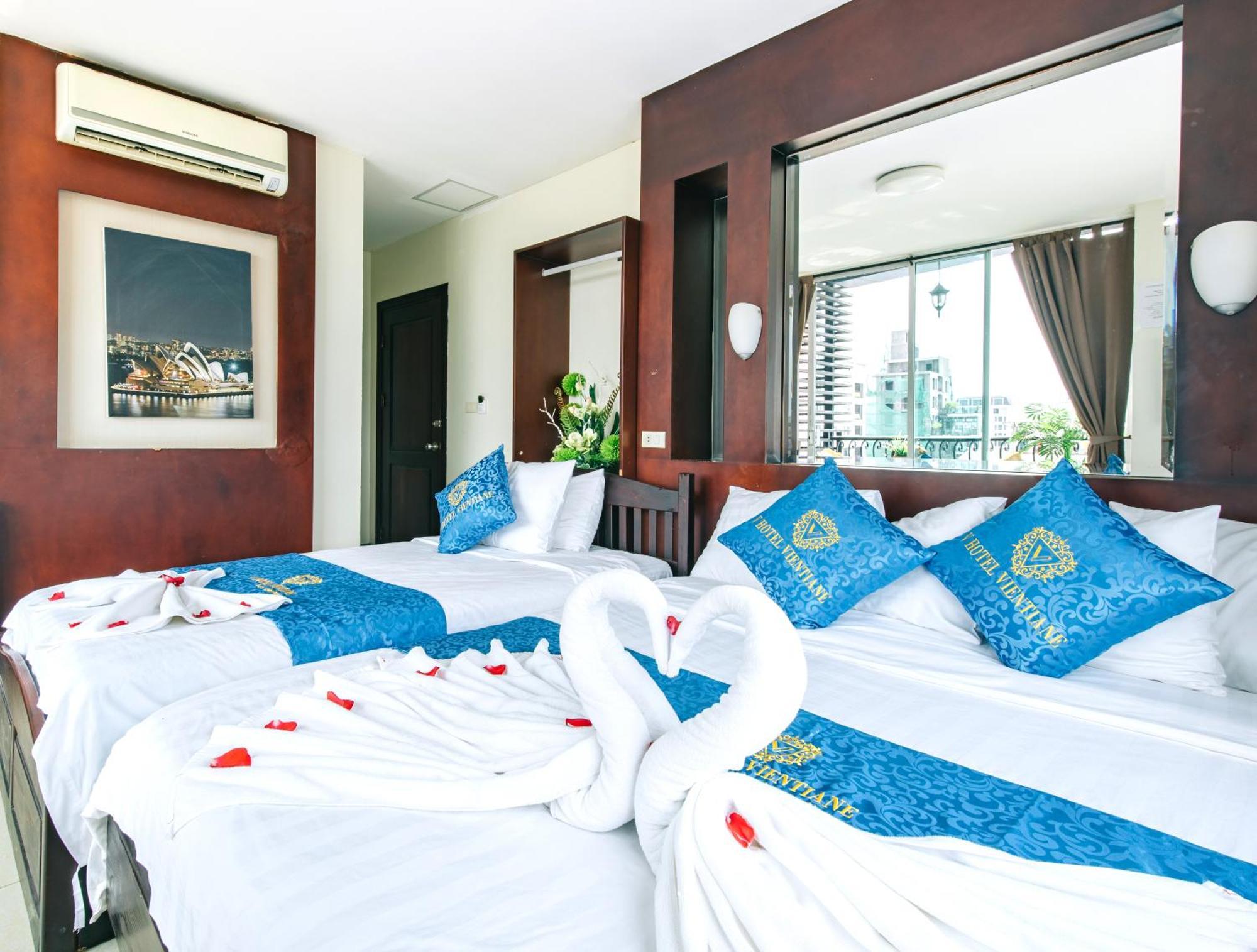 V Hotel Vientiane Exterior foto